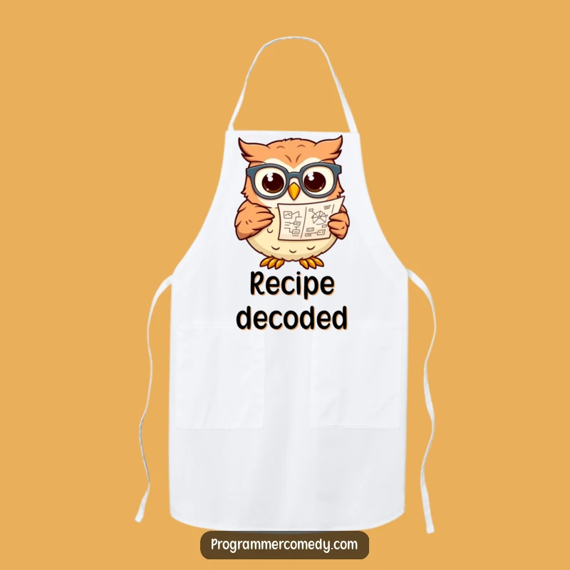 Funny Chef Owl Apron - Hilarious Kitchen Masterpiece Gift for Cooks