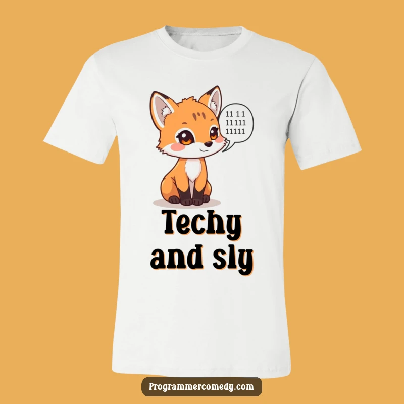 Funny Fox Programmer T-Shirt - Hilarious Techie Gift for Geeks